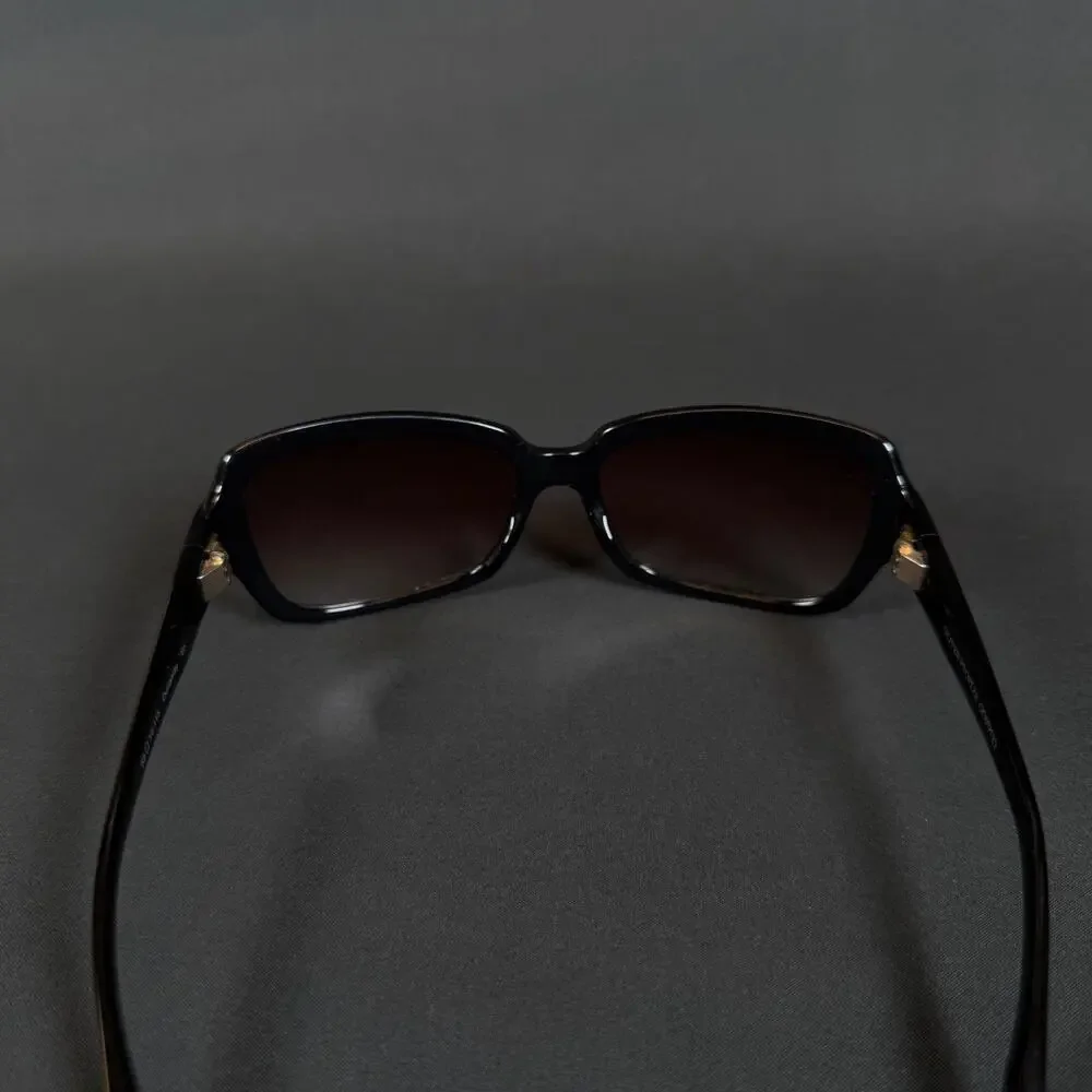 Oliver Peoples Dunaway 59 16-115 BK JAPAN Black Sunglasses Brown Lens